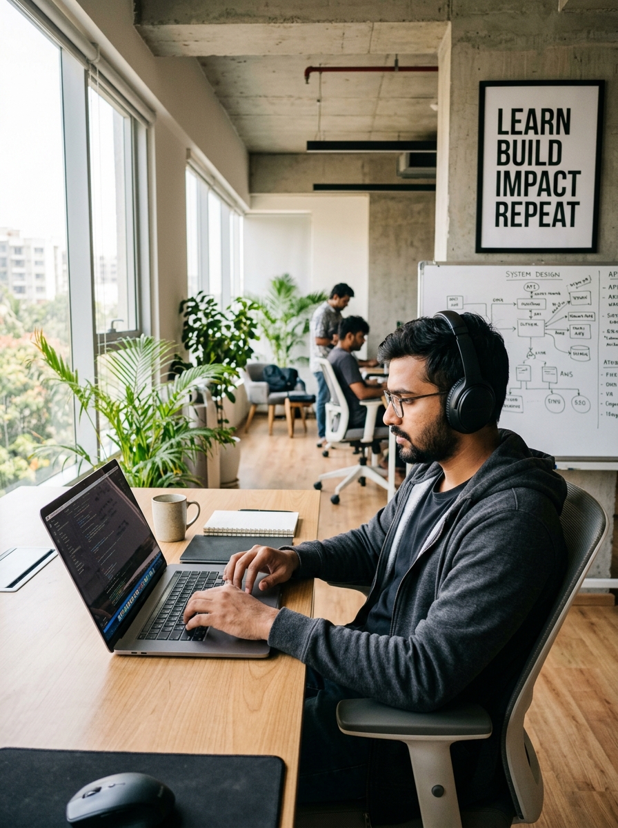 CapGenX engineer working on AI system design